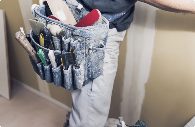 職人の施工を支える不可欠な存在